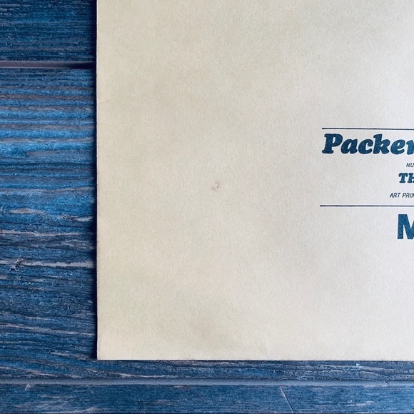 Green Bay Packers in Action The Sweep #4 Print VTG - Picture 3 of 8